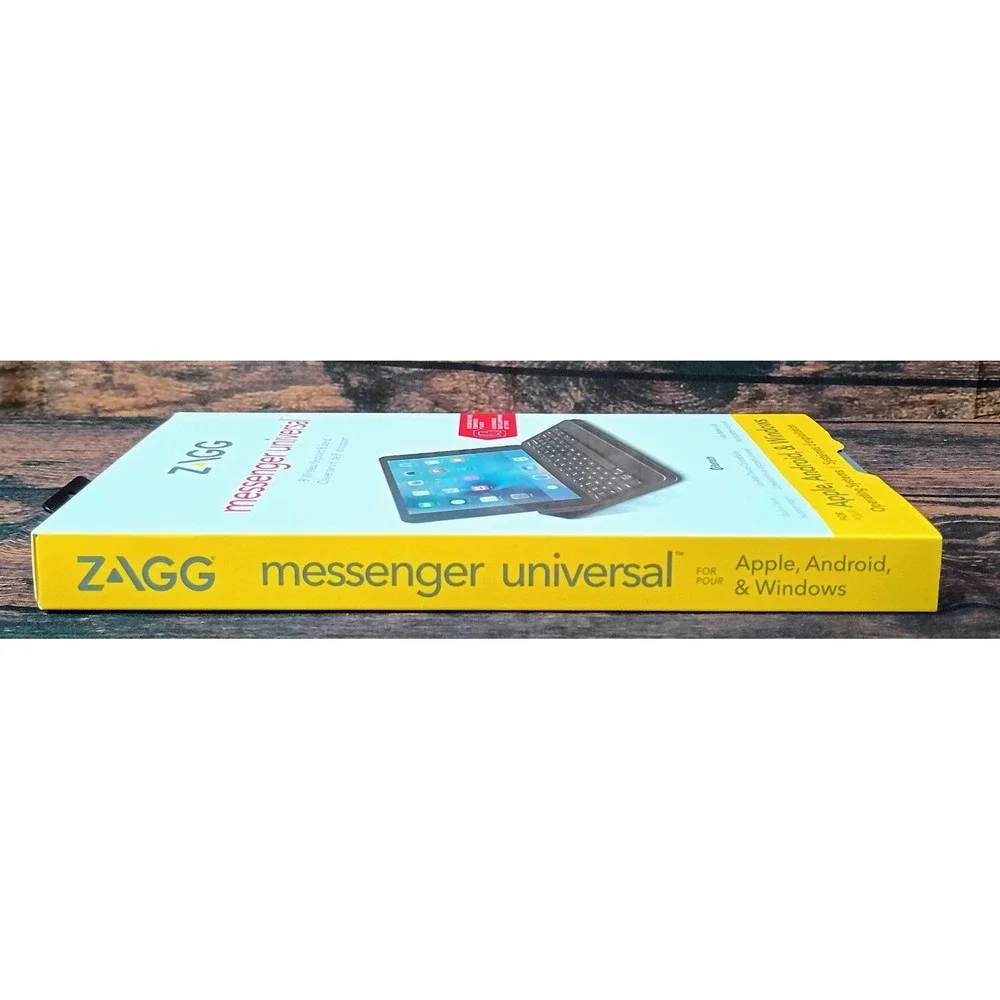 ZAGG Messenger Universal 8 inch Wireless Bluetooth Keyboard Stand Apple‎ Android